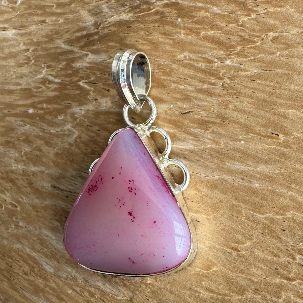 NWOT Sundance Sunset Stone Pendant, Botswana Agate, Sterling Silver - Picture 2 of 6